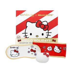 SOLD‼️ ♥️🎀 THE CRÈME SHOP X HELLO KITTY SPA SET 🎀♥️